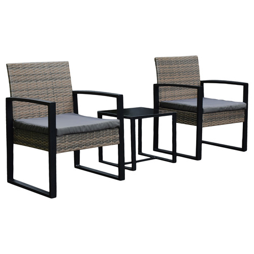 Chiswick Living Arcon PE Rattan Outdoor 2 Person Lounge Set